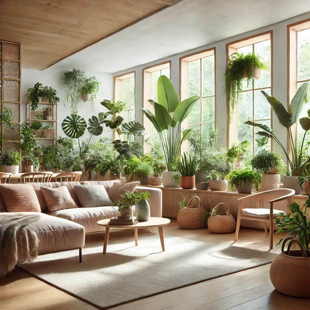 Biophilic Living Room Design